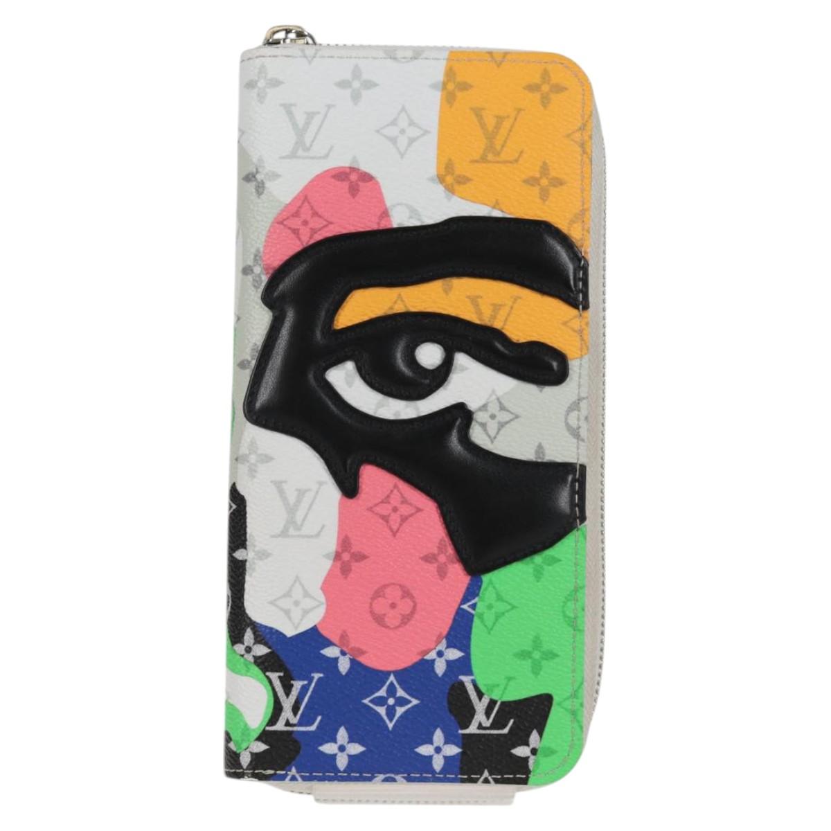 LOUIS VUITTON Monogram LV Portrait Zippy Vertical Wallet M82590 LV Auth 116099AM