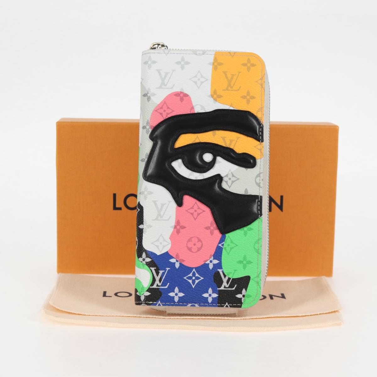 LOUIS VUITTON Monogram LV Portrait Zippy Vertical Wallet M82590 LV Auth 116099SM