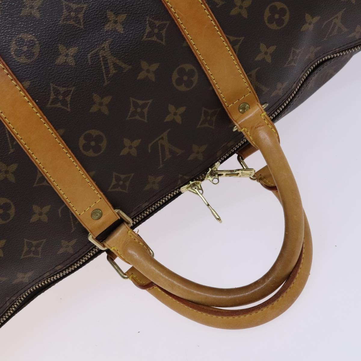 LOUIS VUITTON Monogram Keepall 55 Boston Bag M41424 LV Auth 116104
