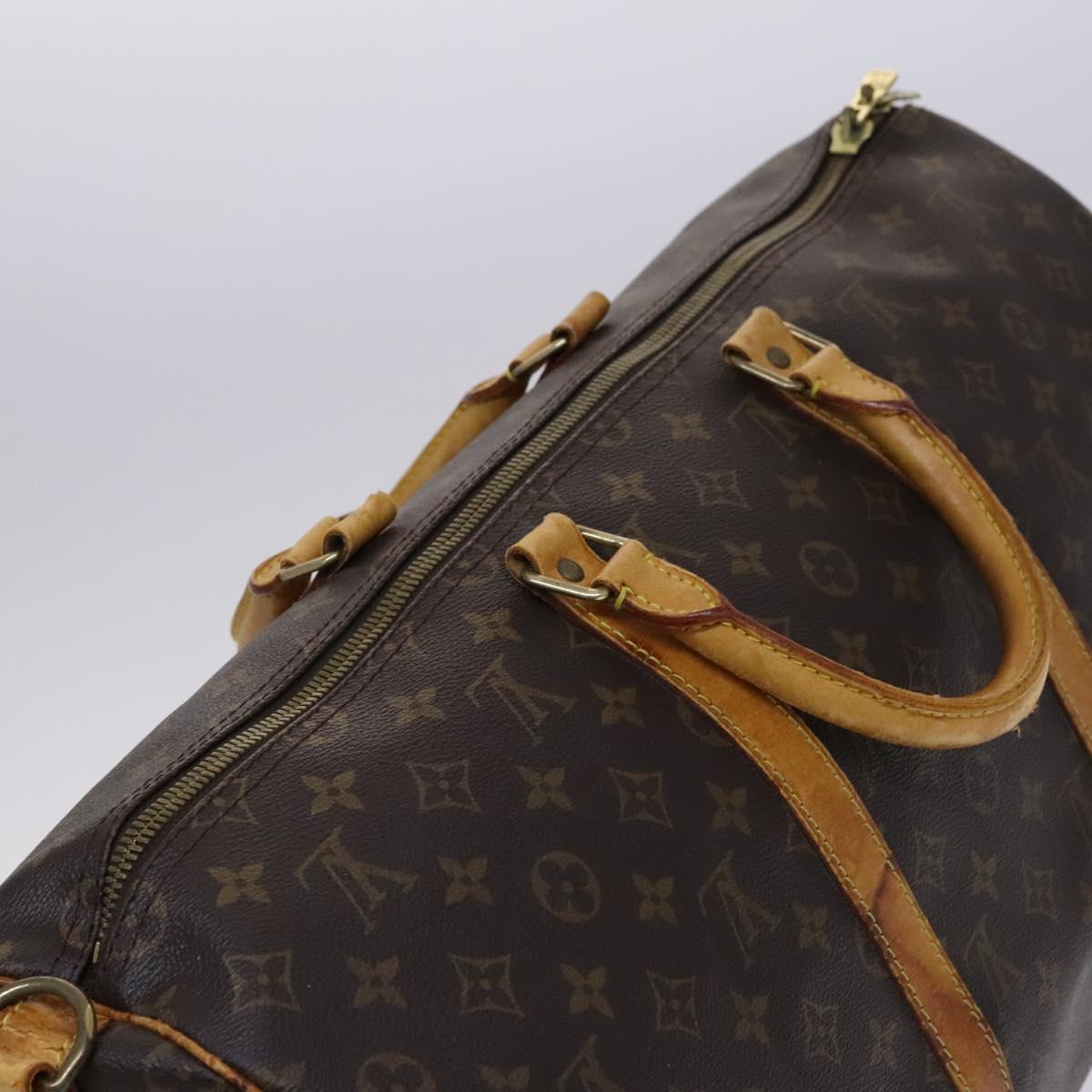 LOUIS VUITTON Monogram Keepall Bandouliere 50 Boston Bag M41416 LV Auth 116149