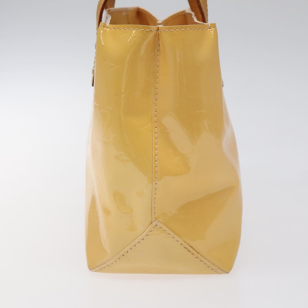 LOUIS VUITTON Monogram Vernis Reade PM Bag Marshmallow Pink M91306 Auth 116202