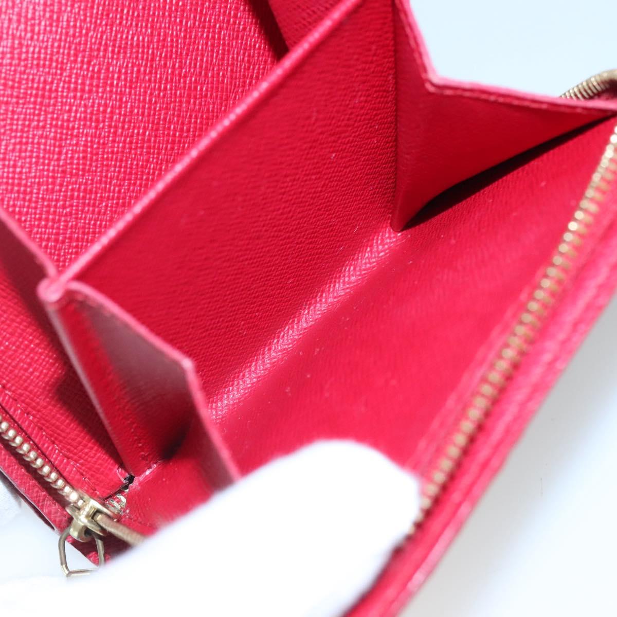 LOUIS VUITTON Monogram Cherry Compact Zip Bifold Wallet M95005 LV Auth 116235AM