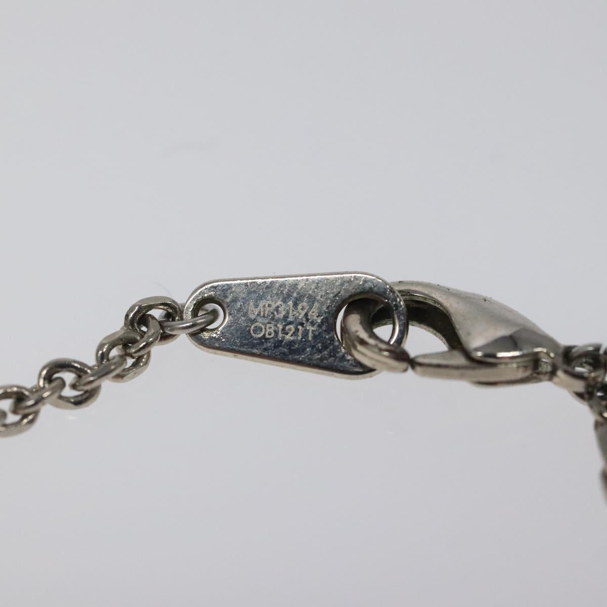 LOUIS VUITTON Collier Vivienne Necklace metal Navy MP3194 LV Auth 116260