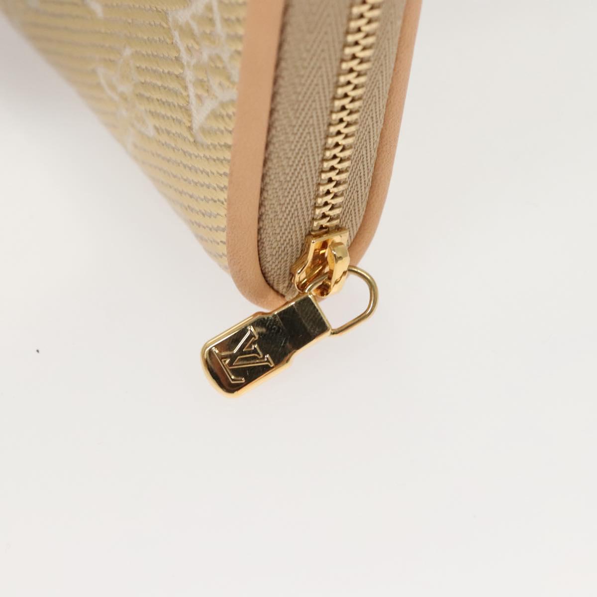 LOUIS VUITTON Monogram Laminated Jacquard Zippy Coin Purse M82483 Auth 116266SM