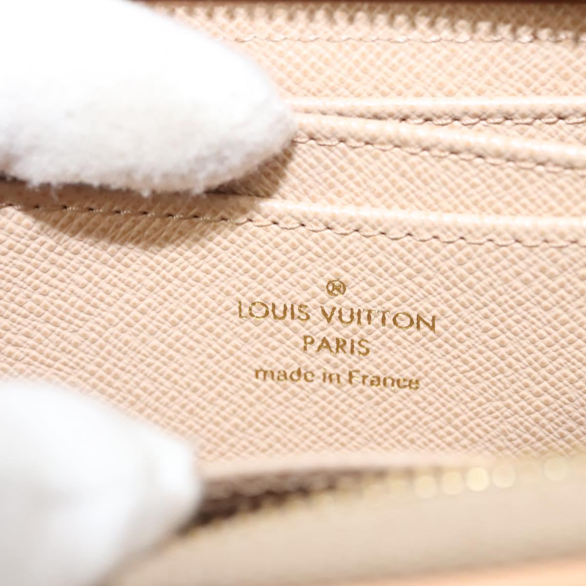 LOUIS VUITTON Monogram Laminated Jacquard Zippy Coin Purse M82483 Auth 116266SM