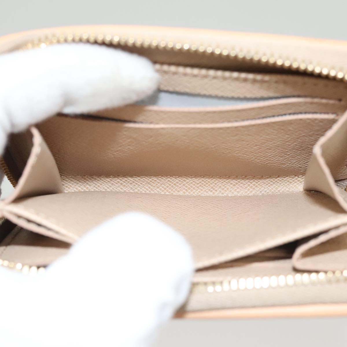 LOUIS VUITTON Monogram Laminated Jacquard Zippy Coin Purse M82483 Auth 116266SM