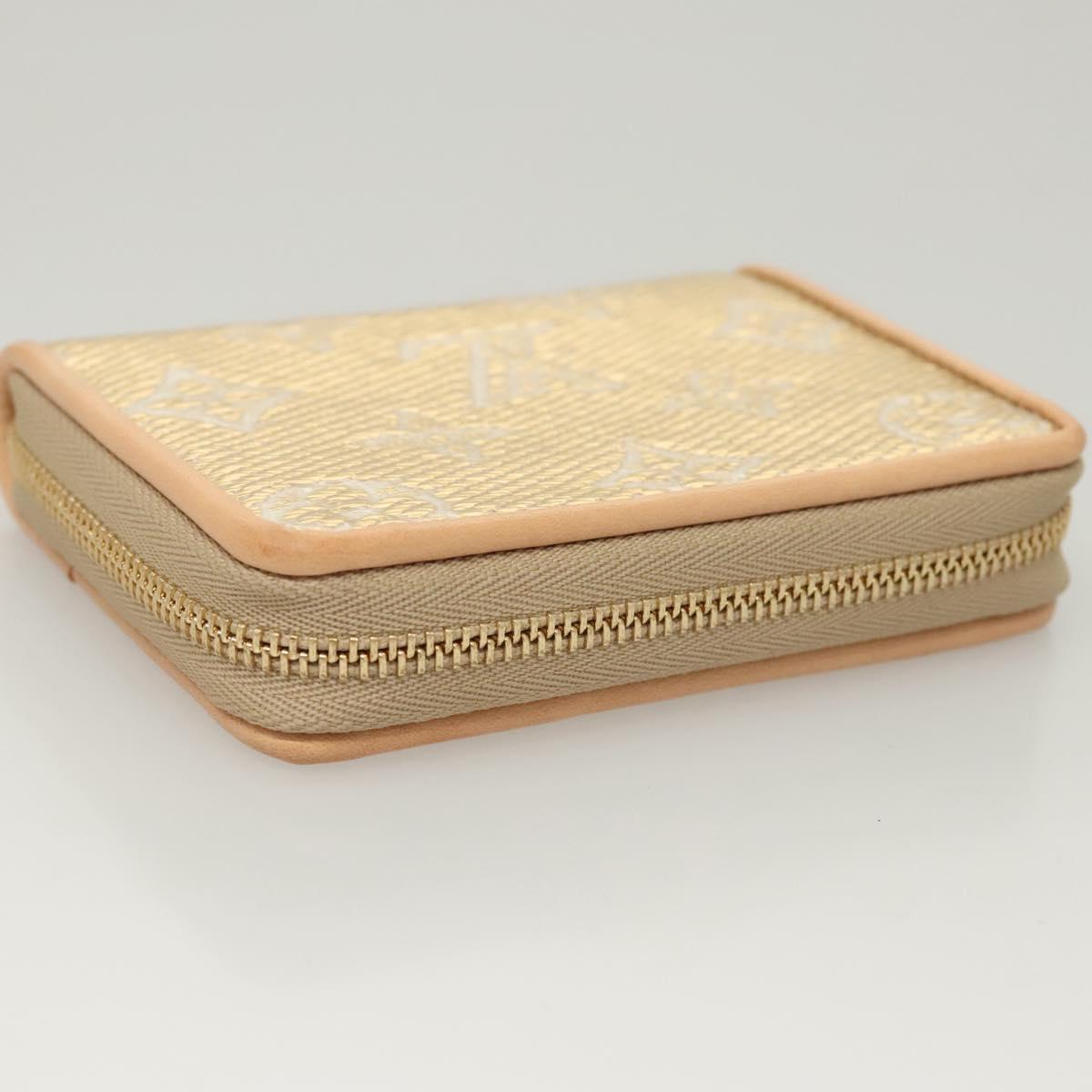 LOUIS VUITTON Monogram Laminated Jacquard Zippy Coin Purse M82483 Auth 116266SM