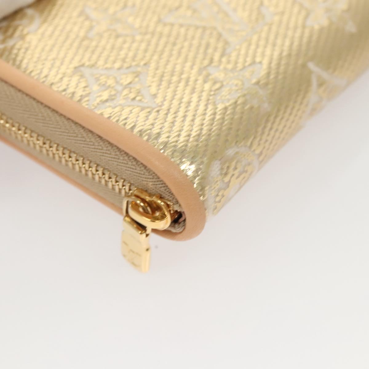 LOUIS VUITTON Monogram Laminated Jacquard Zippy Coin Purse M82483 Auth 116266SM