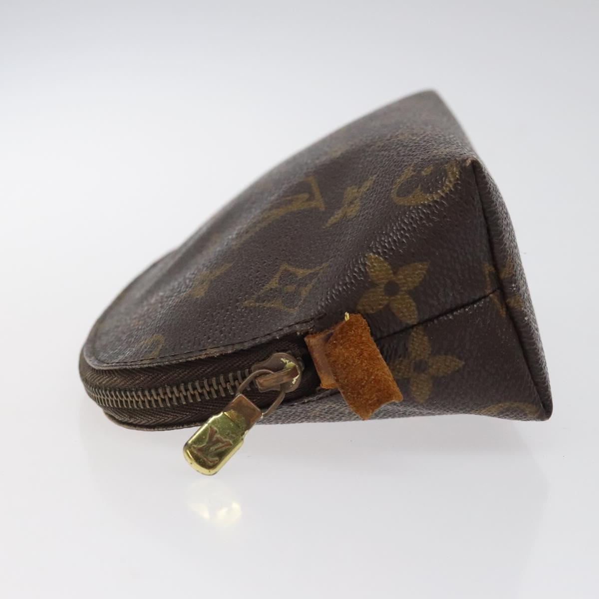 LOUIS VUITTON Monogram Pochette Cosmetic PM Cosmetic Pouch M47515 LV Auth 116269