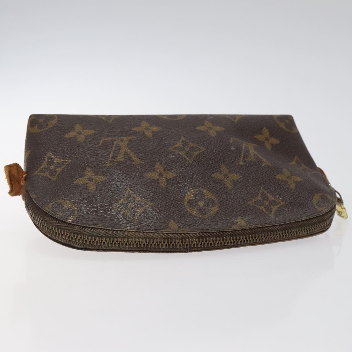 LOUIS VUITTON Monogram Pochette Cosmetic PM Cosmetic Pouch M47515 LV Auth 116269