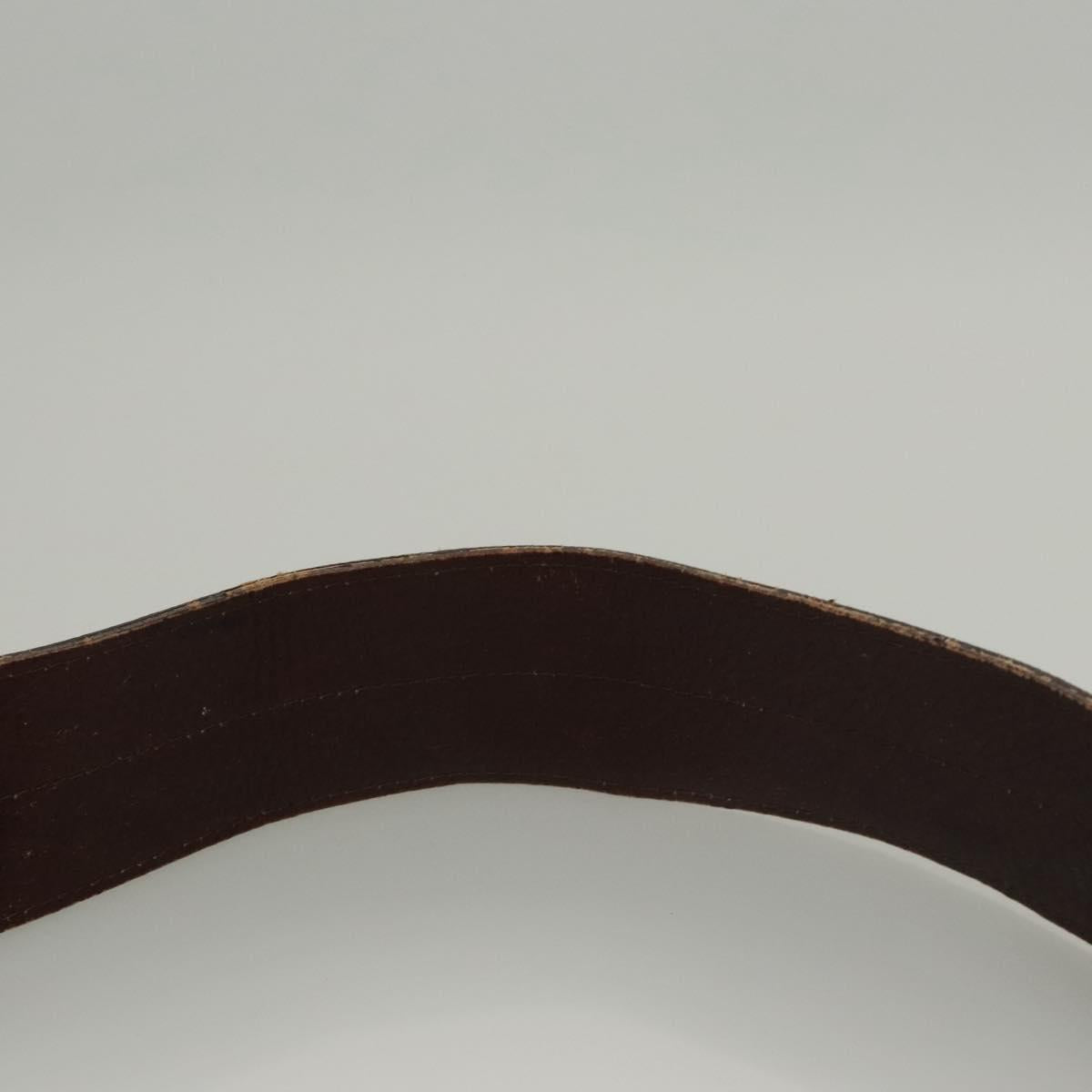 BURBERRY Nova Check Shoulder Bag Canvas Beige Gold Auth 116276