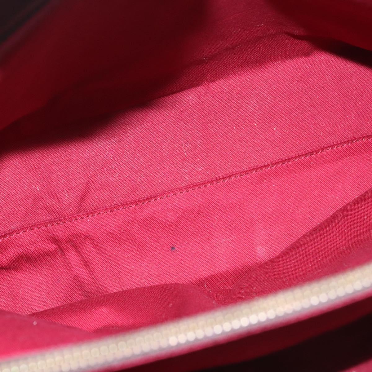 BURBERRY Nova Check Tote Bag Wool Beige Gold Auth 116293