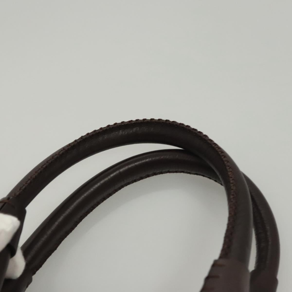 BURBERRY Nova Check Tote Bag Wool Beige Gold Auth 116293