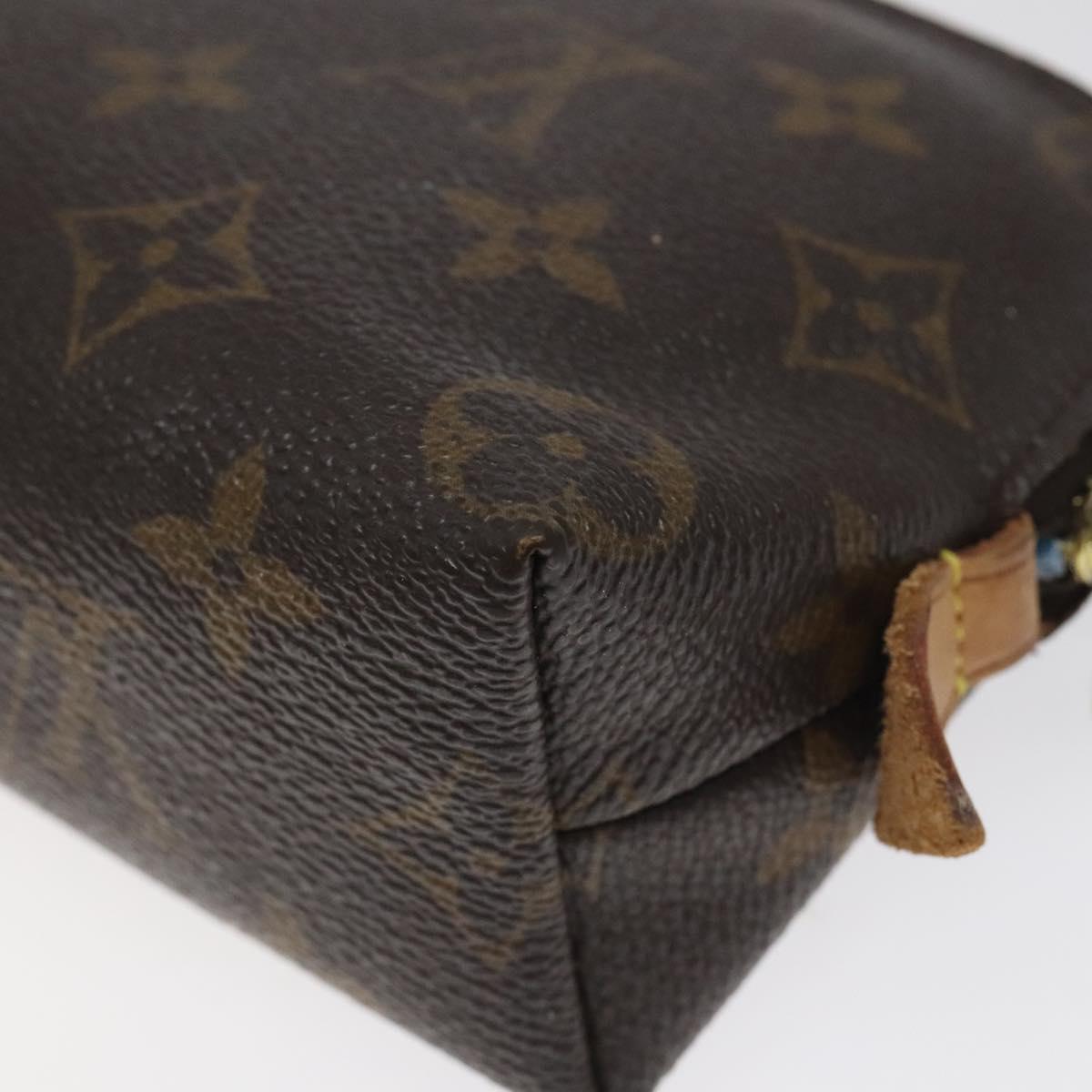 LOUIS VUITTON Monogram Pochette Cosmetic PM Cosmetic Pouch M47515 LV Auth 116305