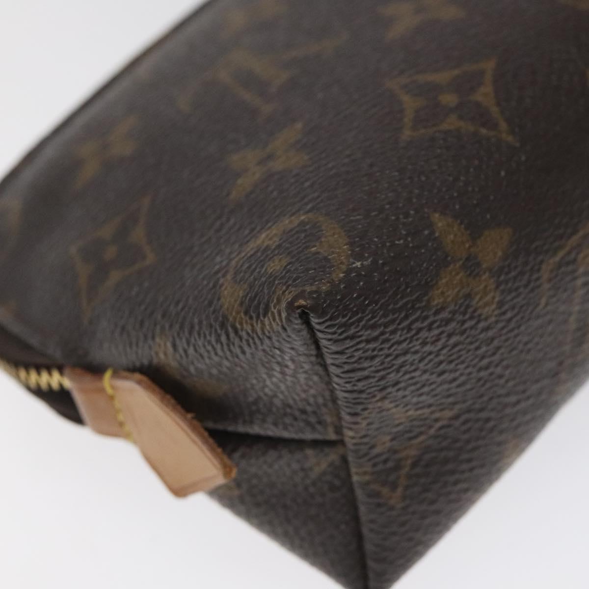 LOUIS VUITTON Monogram Pochette Cosmetic PM Cosmetic Pouch M47515 LV Auth 116305