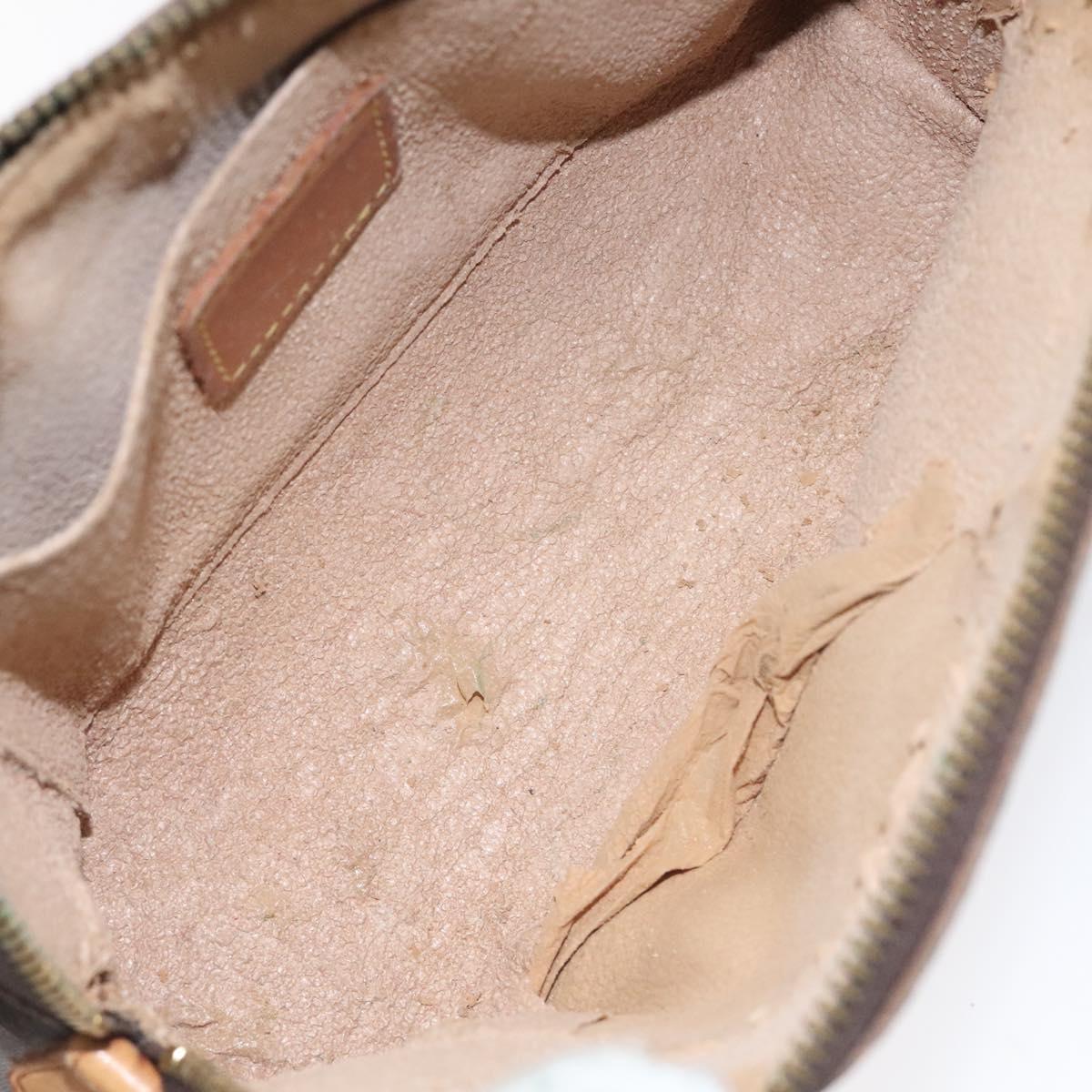 LOUIS VUITTON Monogram Pochette Cosmetic PM Cosmetic Pouch M47515 LV Auth 116305