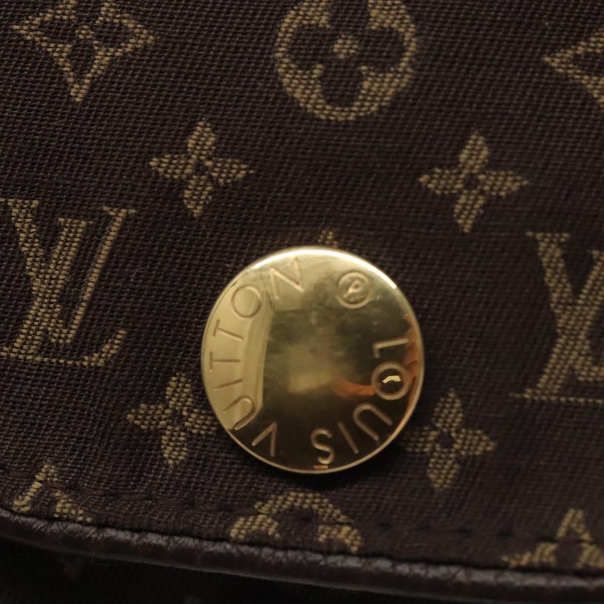 LOUIS VUITTON Monogram Mini Pochette Cancun Pouch Brown M95313 LV Auth 116307A