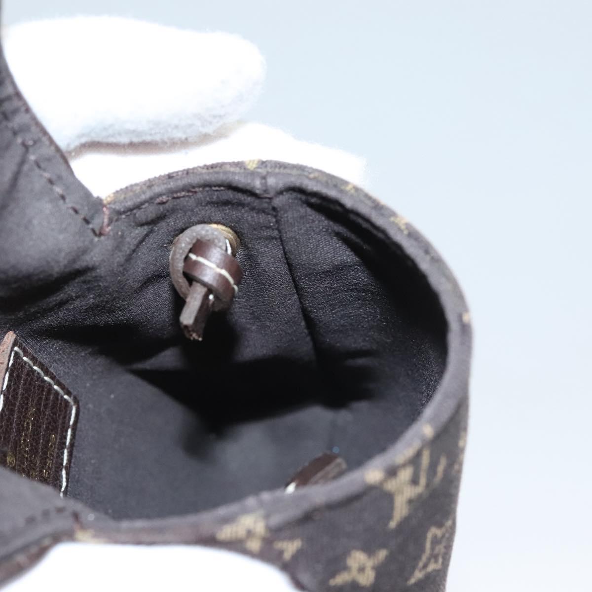 LOUIS VUITTON Monogram Mini Pochette Cancun Pouch Brown M95313 LV Auth 116307