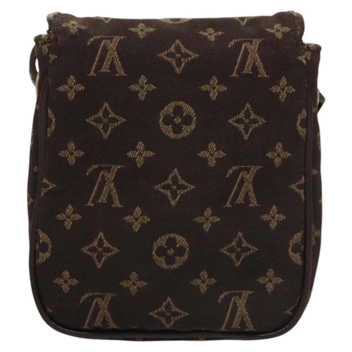LOUIS VUITTON Monogram Mini Pochette Cancun Pouch Brown M95313 LV Auth 116307