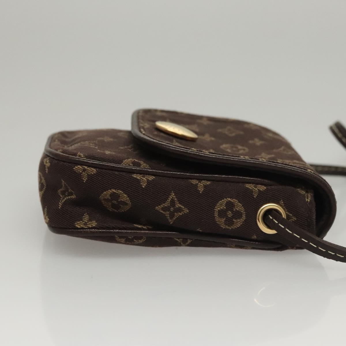LOUIS VUITTON Monogram Mini Pochette Cancun Pouch Brown M95313 LV Auth 116307A