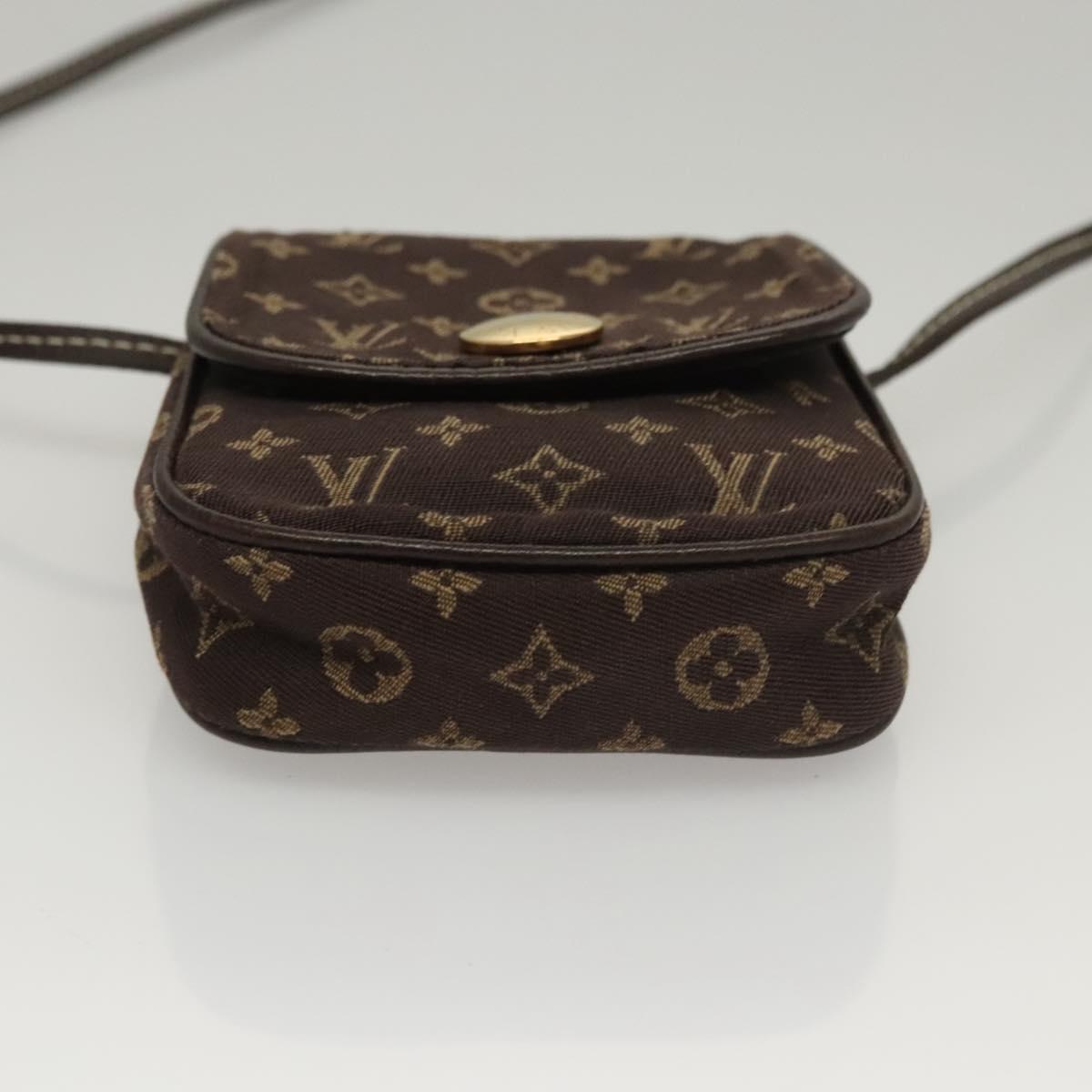 LOUIS VUITTON Monogram Mini Pochette Cancun Pouch Brown M95313 LV Auth 116307