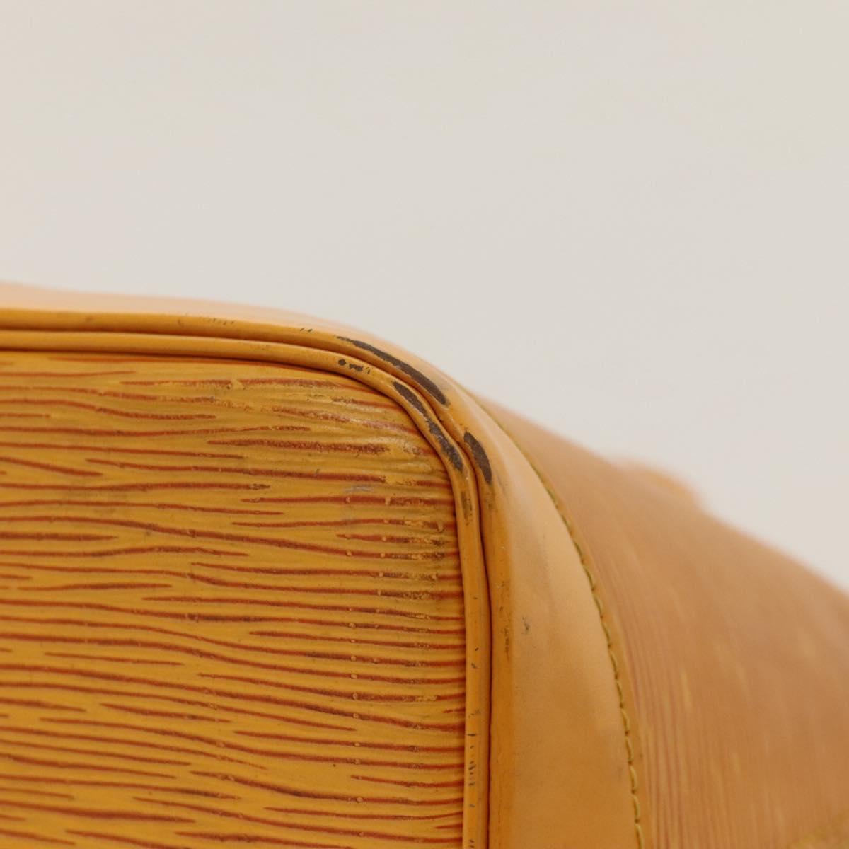 LOUIS VUITTON Epi Alma Hand Bag Yellow M52149 LV Auth 116320