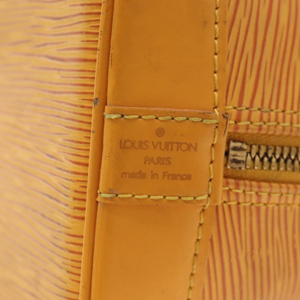 LOUIS VUITTON Epi Alma Hand Bag Yellow M52149 LV Auth 116320