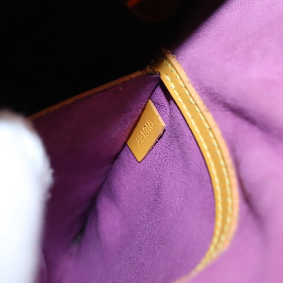 LOUIS VUITTON Epi Alma Hand Bag Yellow M52149 LV Auth 116320