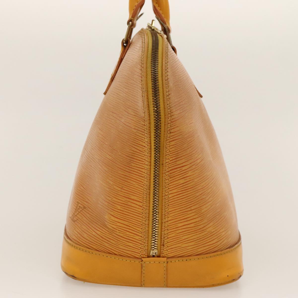 LOUIS VUITTON Epi Alma Hand Bag Yellow M52149 LV Auth 116320
