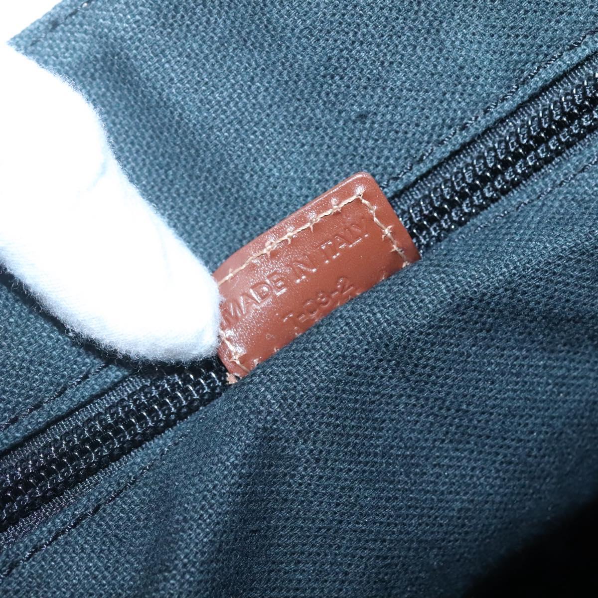 BURBERRY Nova Check Shoulder Bag PVC Leather Beige Auth 116339