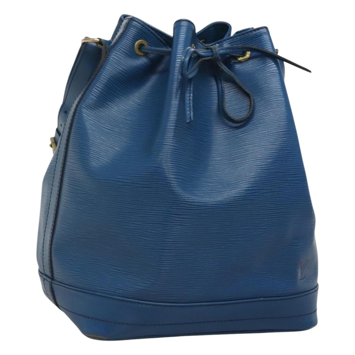 LOUIS VUITTON Epi Noe Shoulder Bag Toledo Blue M44005 LV Auth 116344