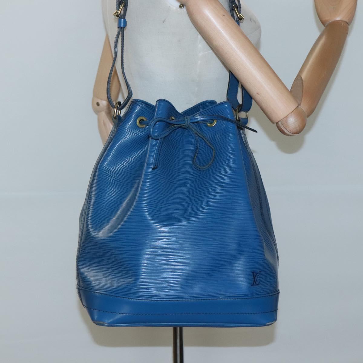 LOUIS VUITTON Epi Noe Shoulder Bag Toledo Blue M44005 LV Auth 116344