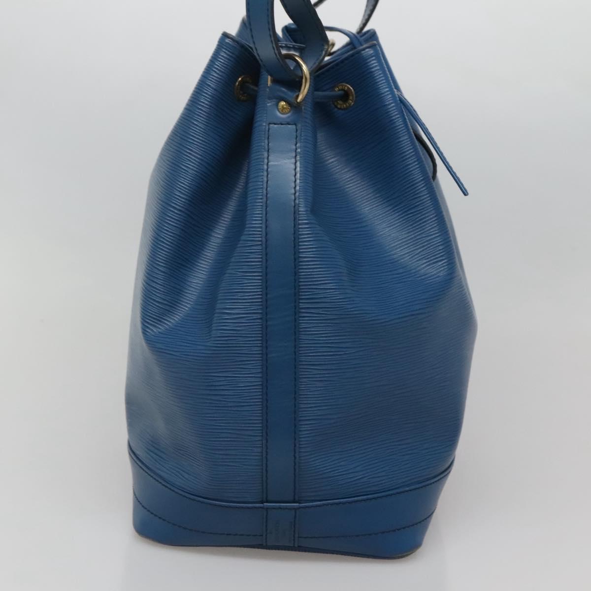 LOUIS VUITTON Epi Noe Shoulder Bag Toledo Blue M44005 LV Auth 116344