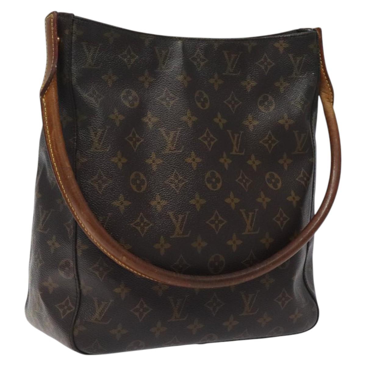 LOUIS VUITTON Monogram Looping GM Shoulder Bag M51145 LV Auth 116345