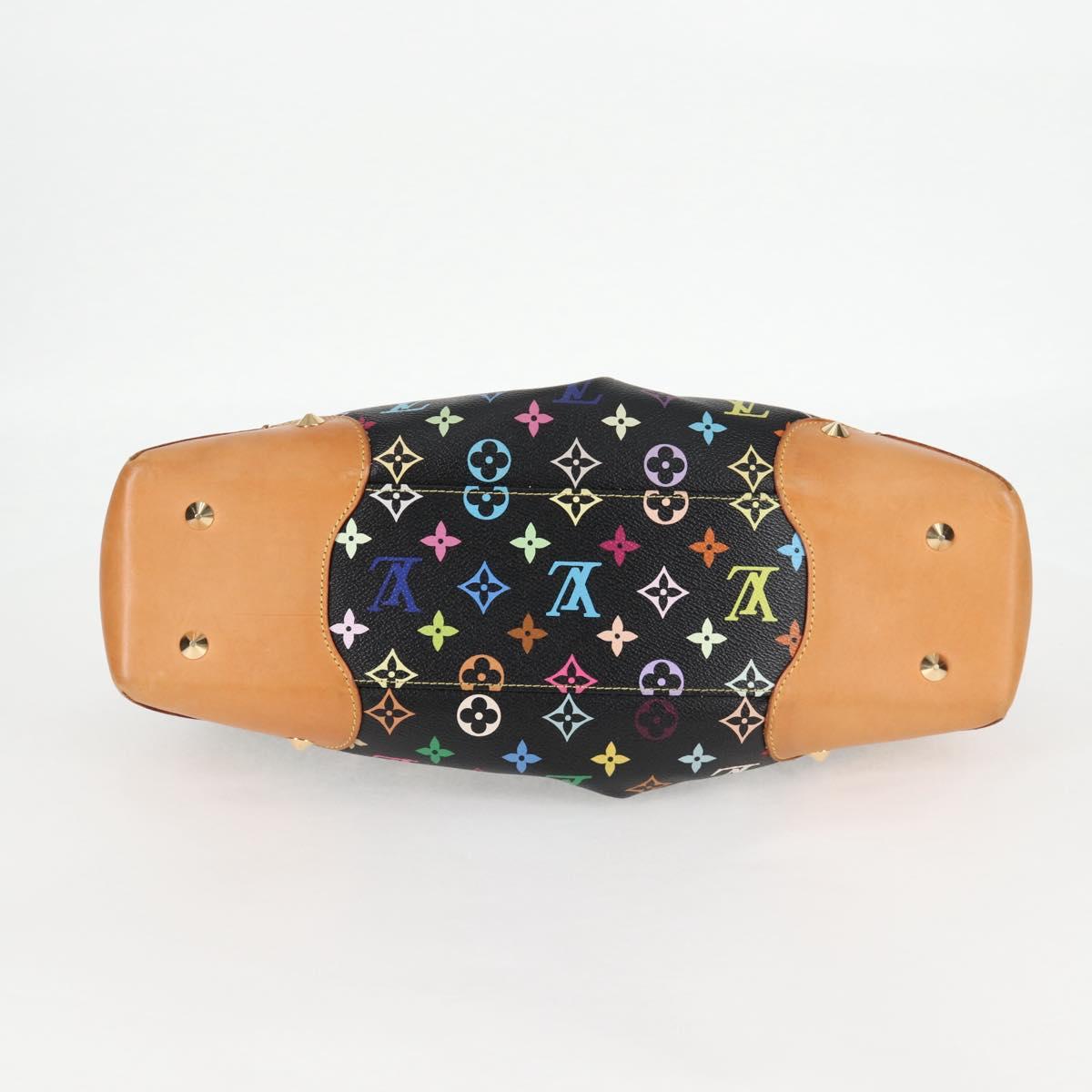 LOUIS VUITTON Monogram Multicolor Judy GM Bag 2way Black M40254 LV Auth 116346M