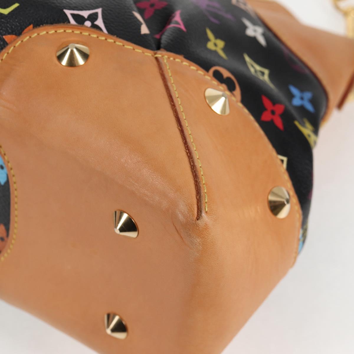 LOUIS VUITTON Monogram Multicolor Judy GM Bag 2way Black M40254 LV Auth 116346M