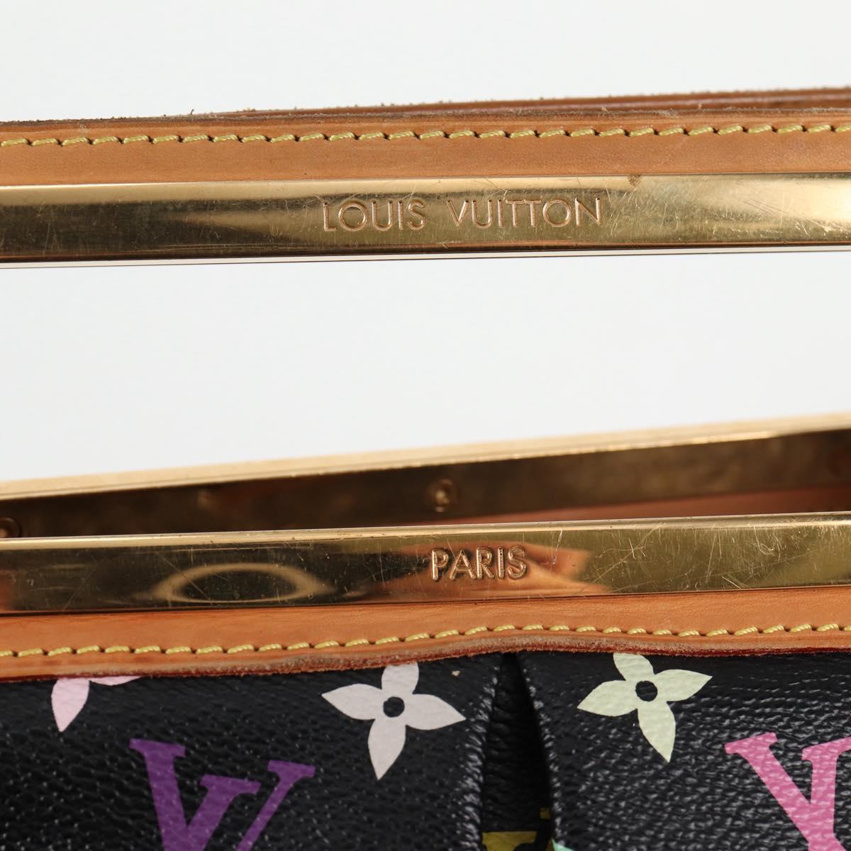 LOUIS VUITTON Monogram Multicolor Judy GM Bag 2way Black M40254 LV Auth 116346M