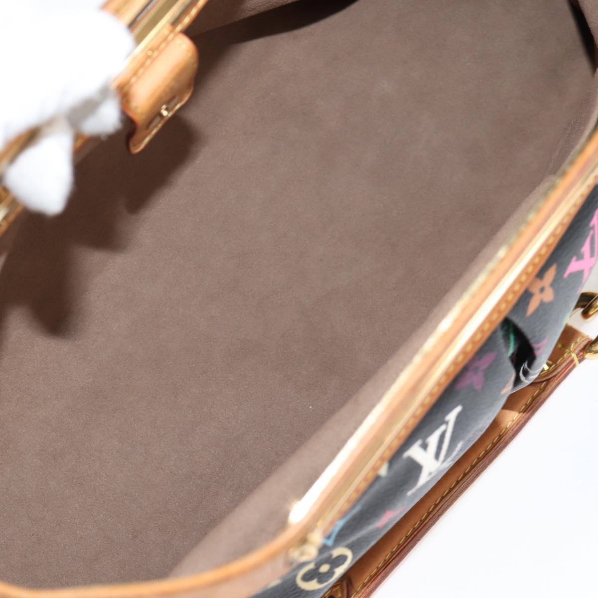 LOUIS VUITTON Monogram Multicolor Judy GM Bag 2way Black M40254 LV Auth 116346M