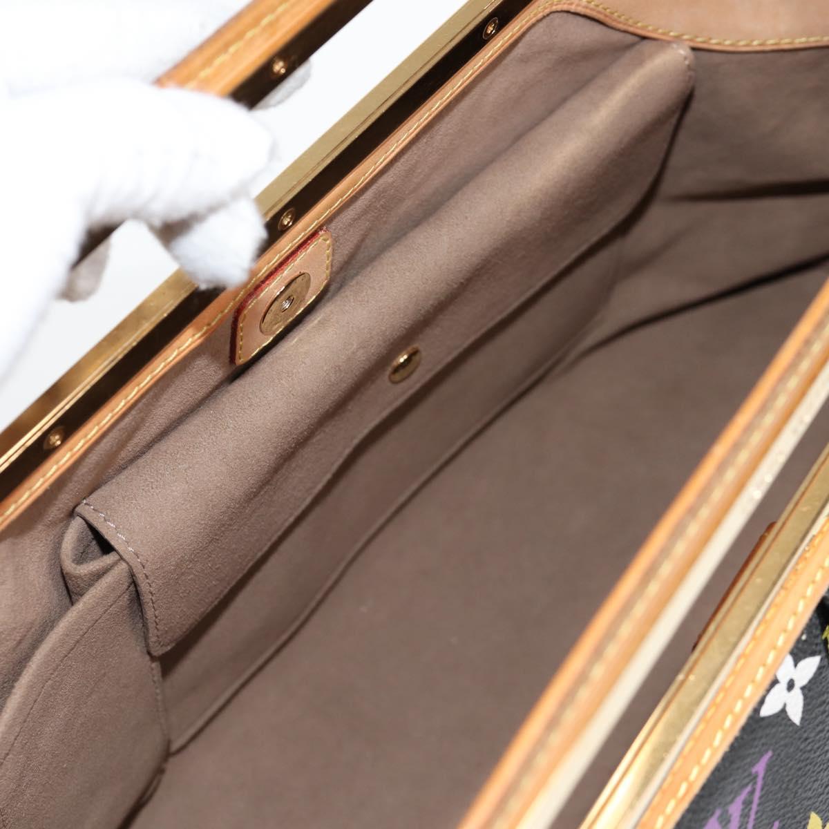 LOUIS VUITTON Monogram Multicolor Judy GM Bag 2way Black M40254 LV Auth 116346AM