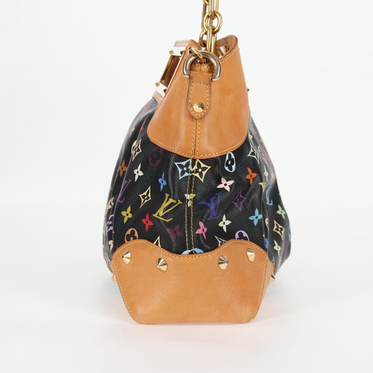 LOUIS VUITTON Monogram Multicolor Judy GM Bag 2way Black M40254 LV Auth 116346M