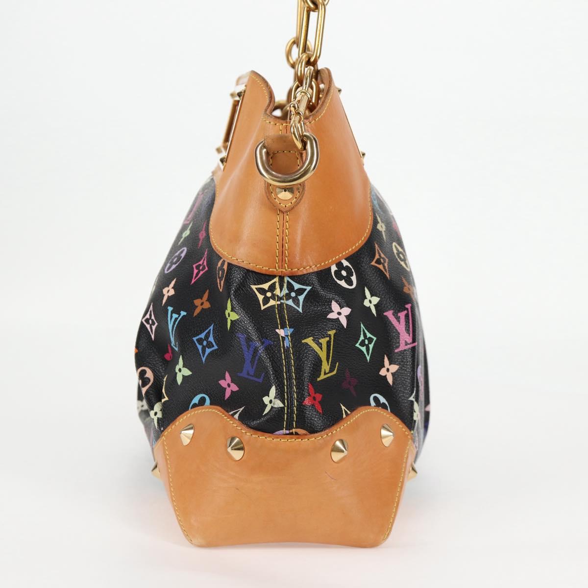 LOUIS VUITTON Monogram Multicolor Judy GM Bag 2way Black M40254 LV Auth 116346M