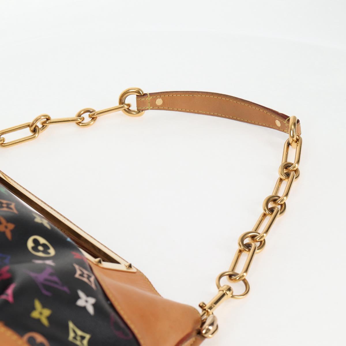 LOUIS VUITTON Monogram Multicolor Judy GM Bag 2way Black M40254 LV Auth 116346M