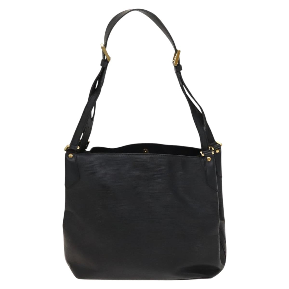 LOUIS VUITTON Epi Mandala MM Shoulder Bag Black M58892 LV Auth 116378