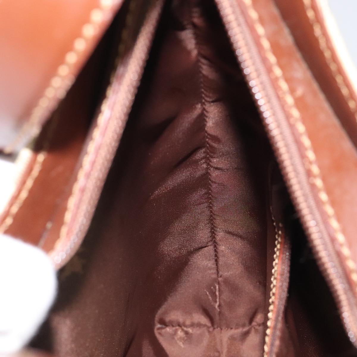 Burberrys Nova Check Shoulder Bag PVC Leather Beige Auth 116394