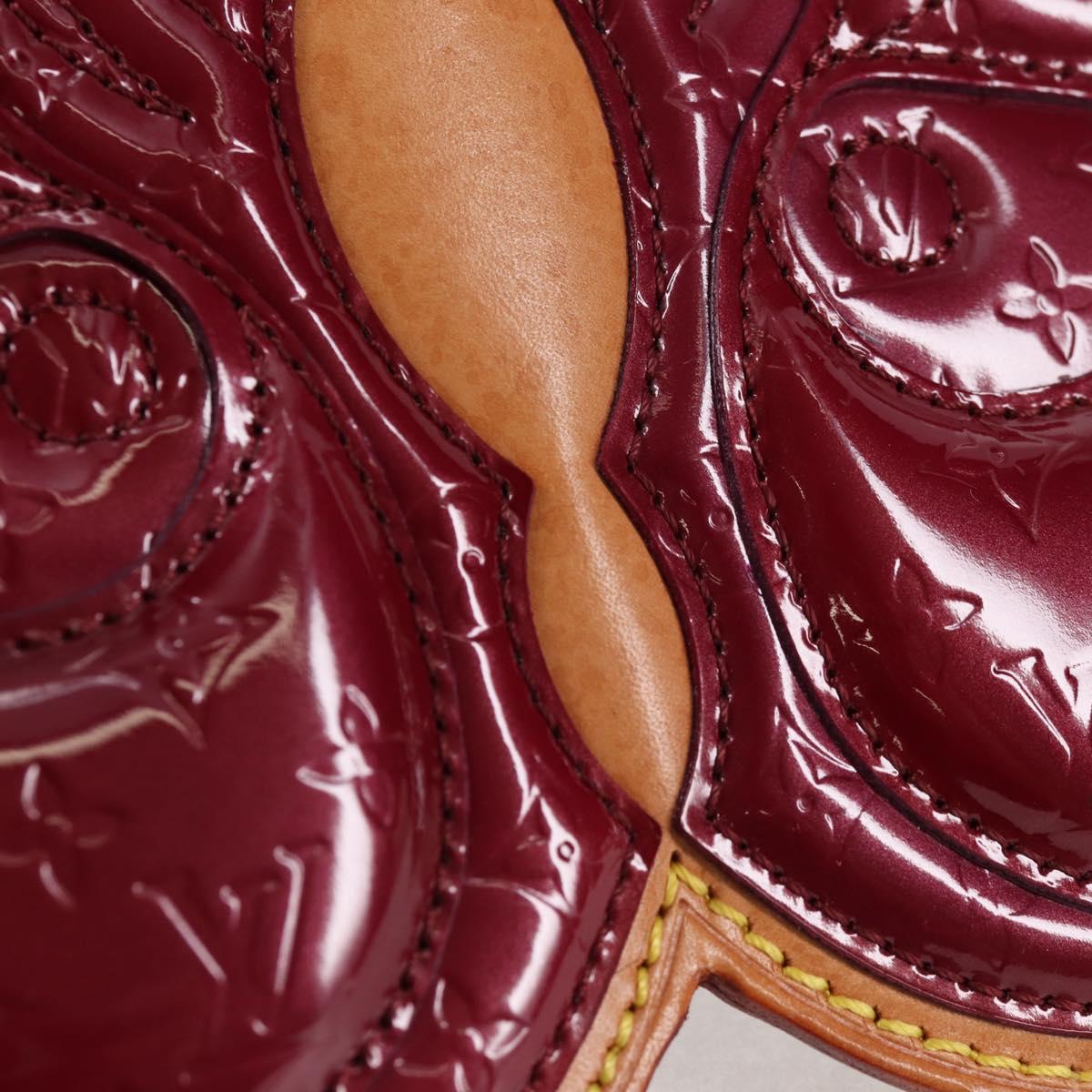 LOUIS VUITTON Vernis Pochette Papillon Shoulder Bag Purple M92270 Auth 116413AM