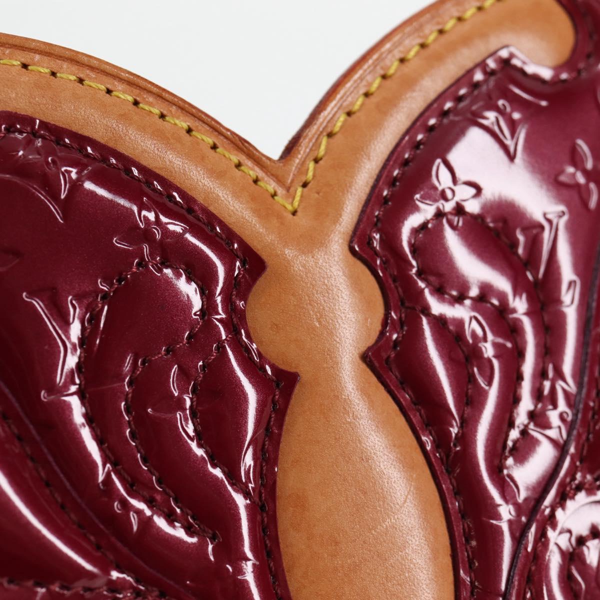 LOUIS VUITTON Vernis Pochette Papillon Shoulder Bag Purple M92270 Auth 116413AM