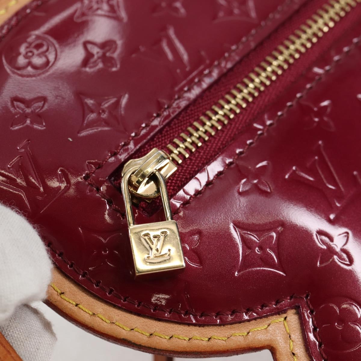 LOUIS VUITTON Vernis Pochette Papillon Shoulder Bag Purple M92270 Auth 116413AM