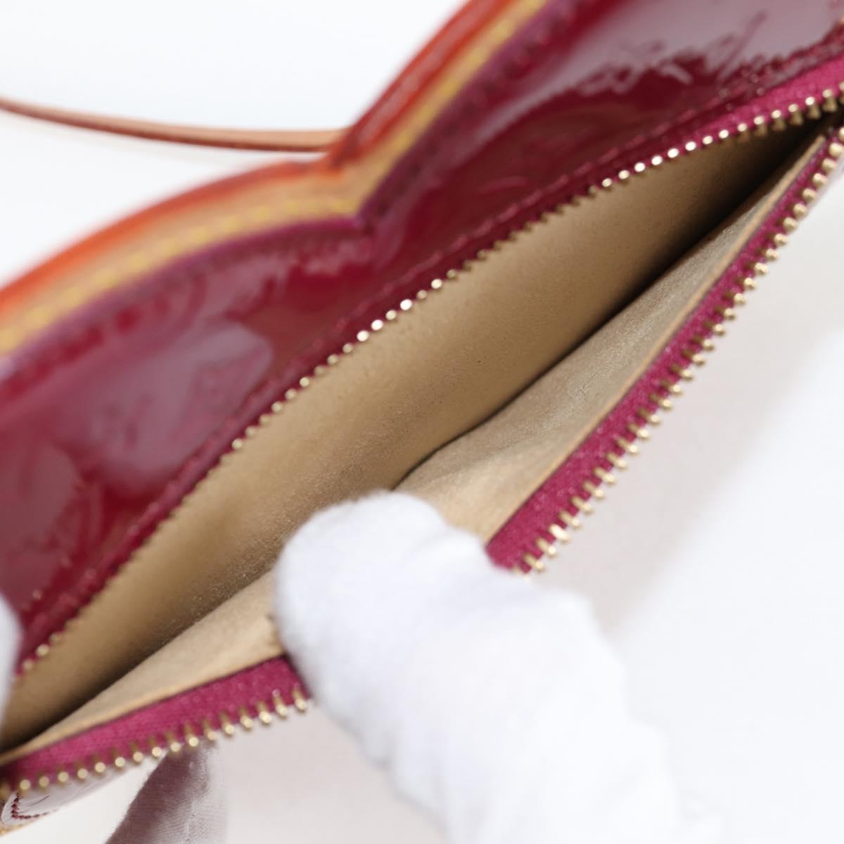 LOUIS VUITTON Vernis Pochette Papillon Shoulder Bag Purple M92270 Auth 116413AM