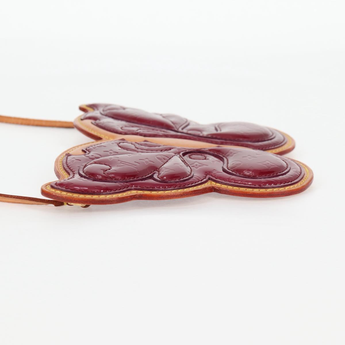 LOUIS VUITTON Vernis Pochette Papillon Shoulder Bag Purple M92270 Auth 116413AM