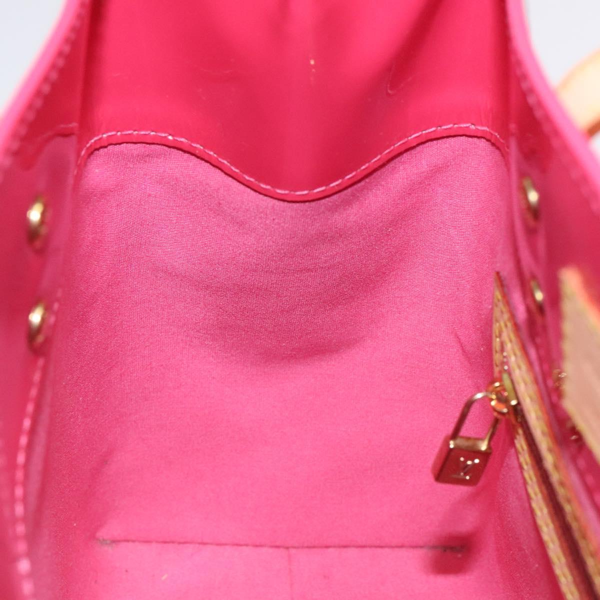 LOUIS VUITTON Monogram Vernis Reade PM Hand Bag Fran Boise M9132F Auth 116414AM